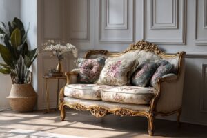 Canapé Louis XV : mélange de tradition et modernité
