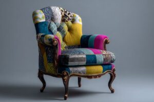 Fauteuil Louis XV relooké : L'harmonie parfaite entre tradition et modernité